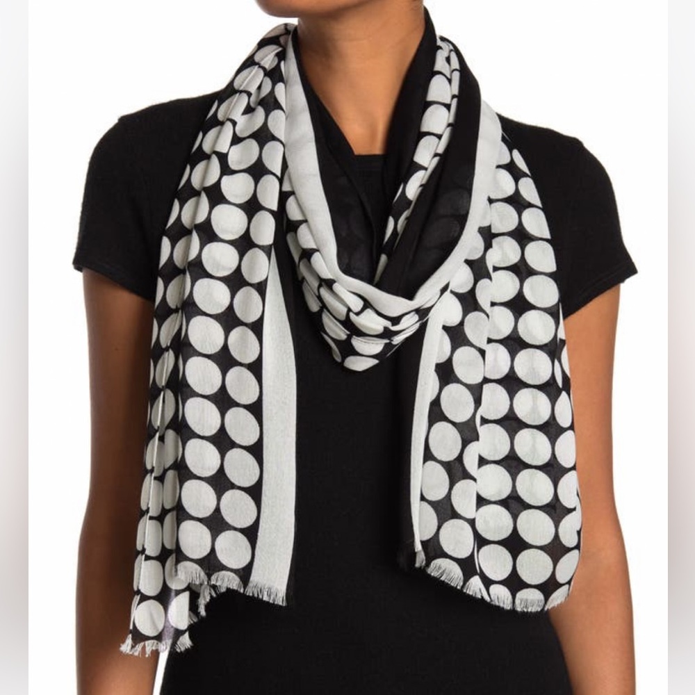kate spade ♠️ New York Pretty Dots Large Scarf ♠️